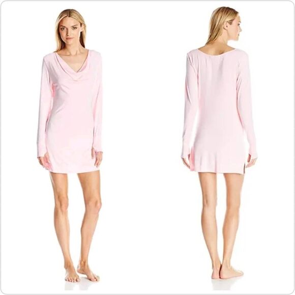 Naked Princess cowl neck mini sleep dress with thumbhole S - Picture 2 of 10